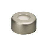 11mm Aluminum Crimp Seal (silver) with Septa PTFE/Silicone, pk.1000
